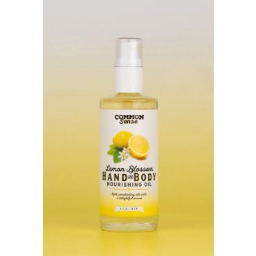 Hand & Body Oil, Lemon Blossom - 4 oz